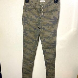 Mudd Camo Pants Girls Size 12 Green Skinny